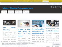 Tablet Screenshot of moneymakerfundamentals.com